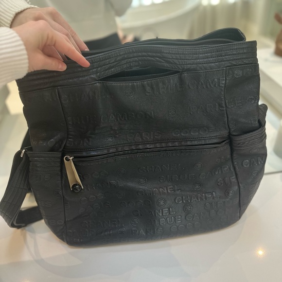 Chanel Cambodian 31 Rue Embossed Black Leather Bag - Picture 2 of 4